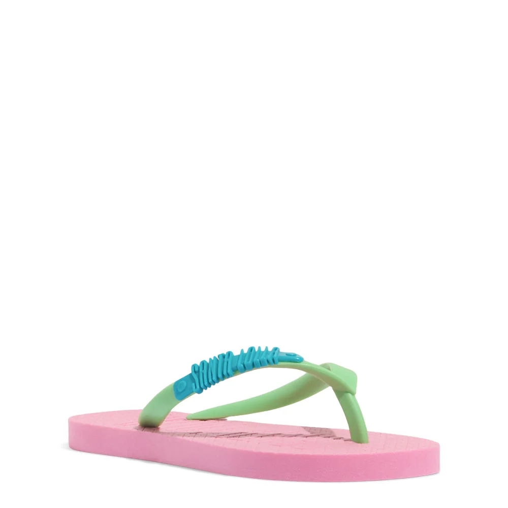 Chinelo Flip Flop Borracha Rosa Chiclete - vista 2 de 4