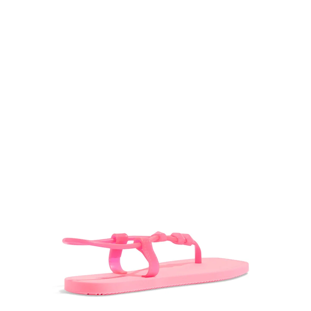 Rasteira Borracha Rosa Chic Jelly - vista 4 de 4
