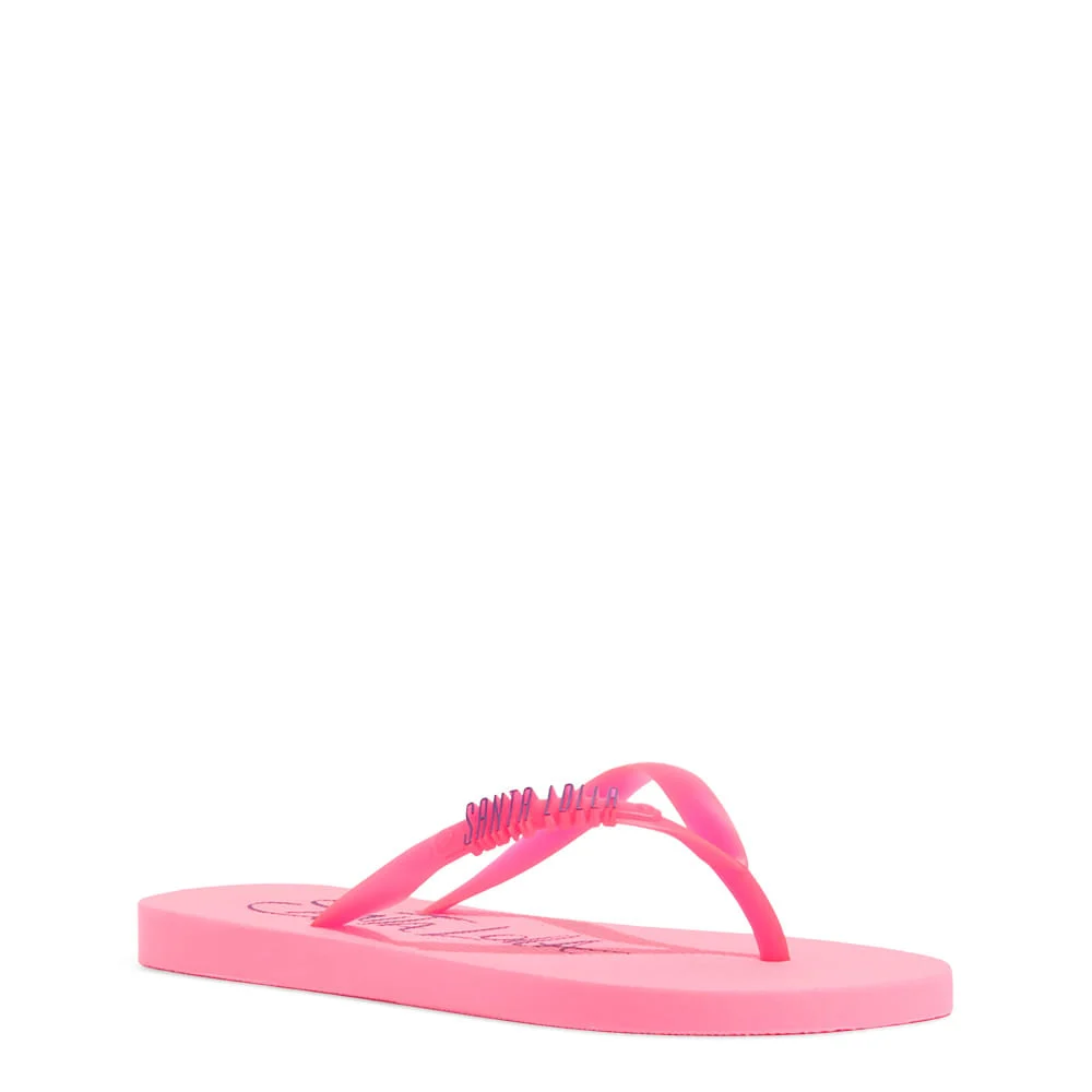 Chinelo Flip Flop Borracha Rosa Chic Jelly - vista 2 de 4
