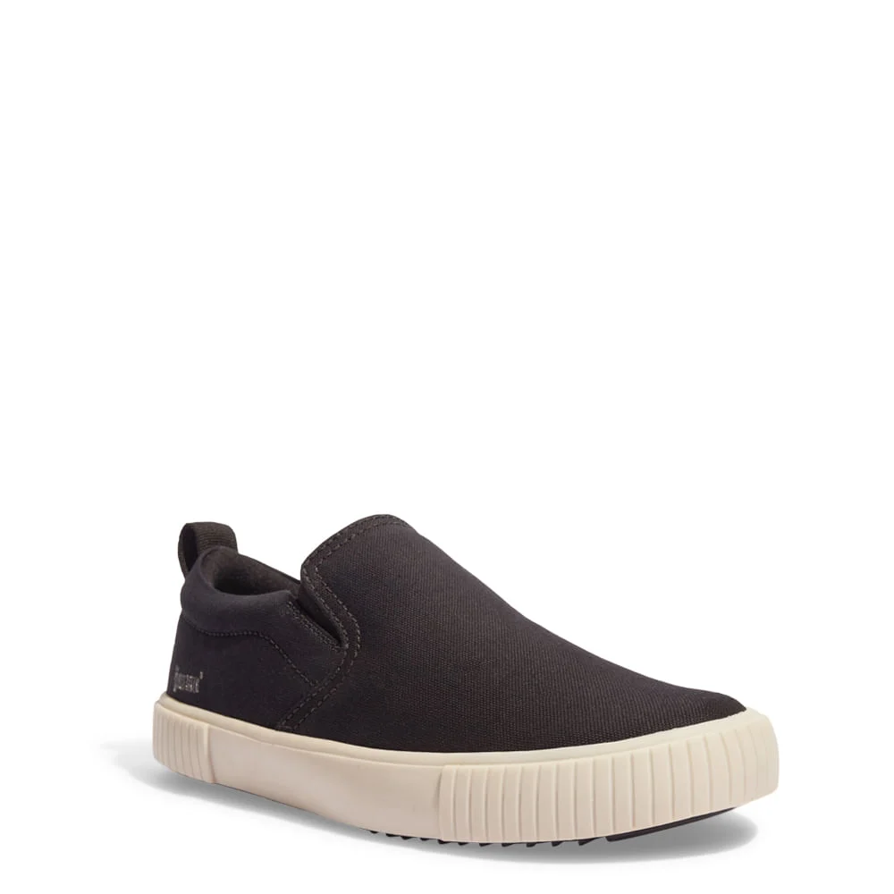 Tênis Slip On Masculino Lona Canelada Preto - vista 2 de 3