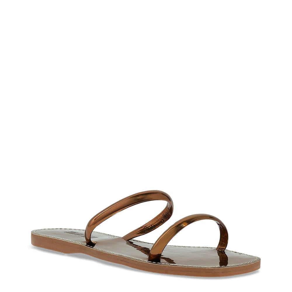 Rasteira Metalizada Specchio Bronze - vista 1 de 4