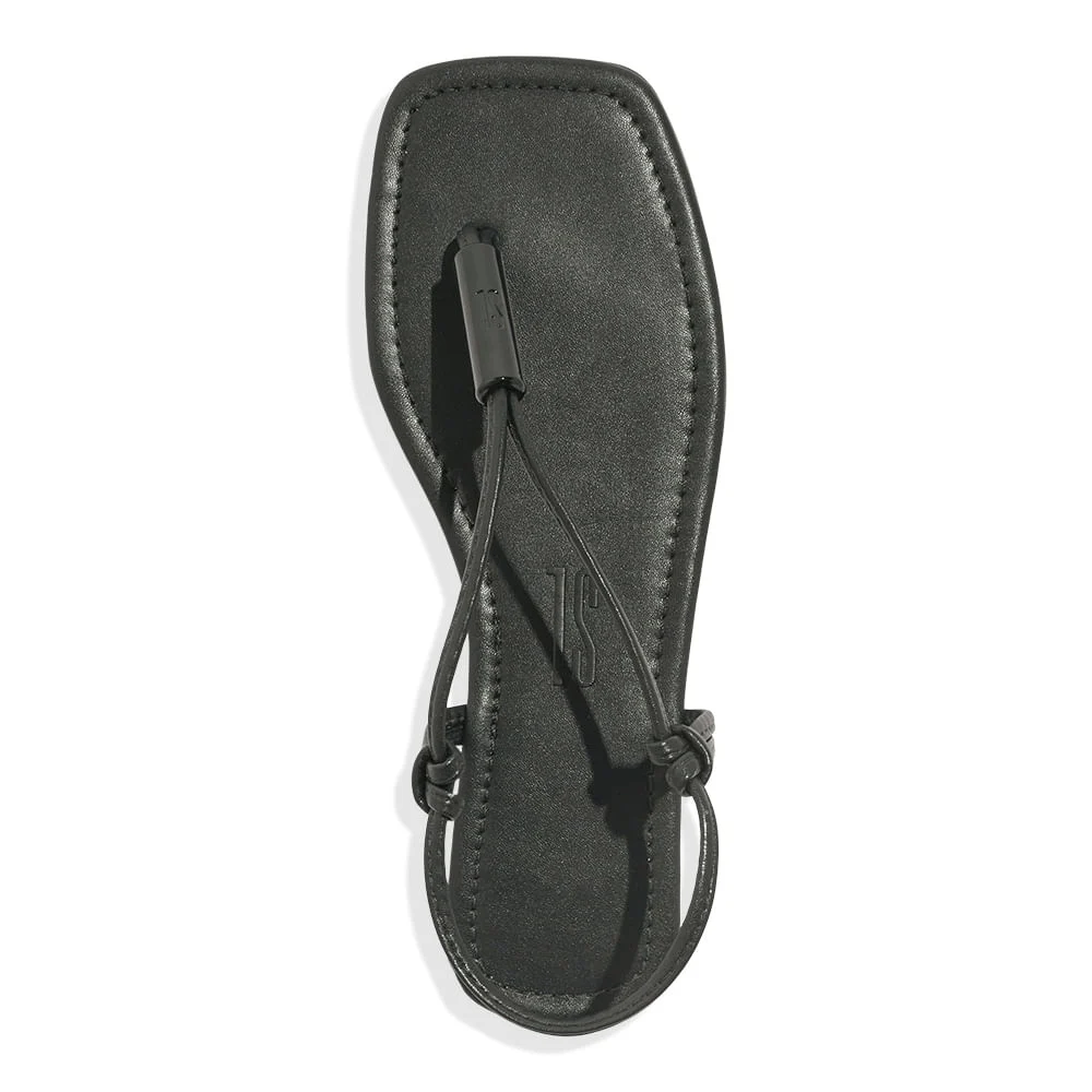 Rasteira Floater Lux Preta - vista 3 de 4