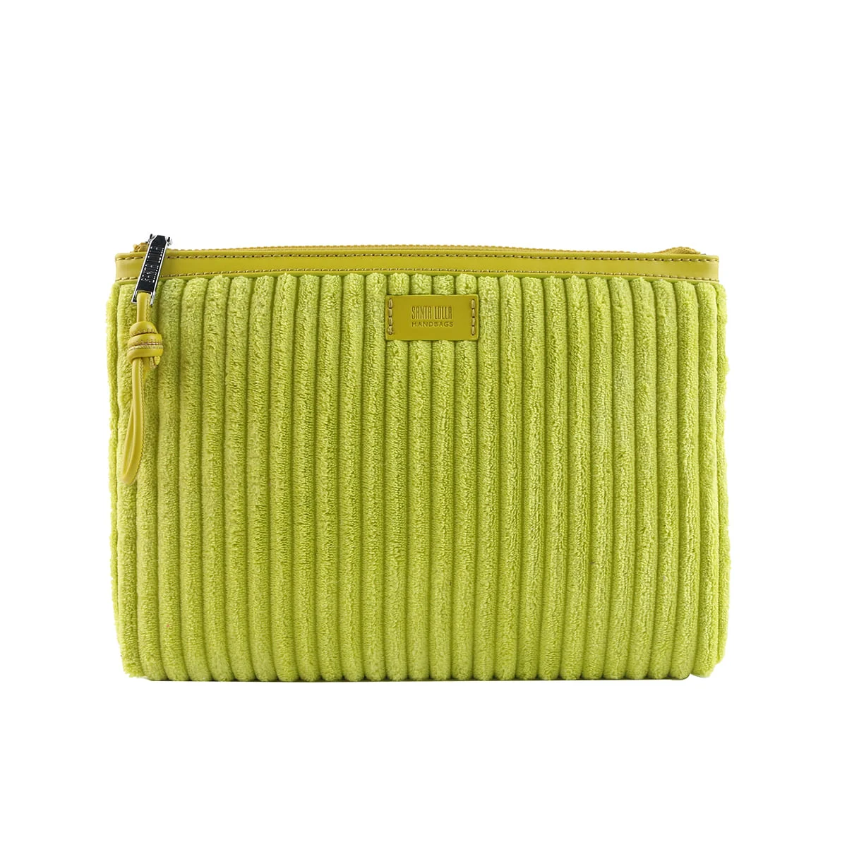 Clutch Atoalhado Grande Verde - vista 1 de 5