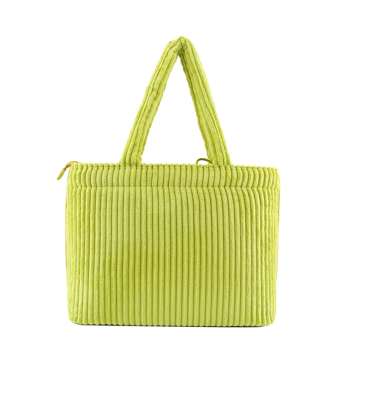 Bolsa Shopper Bag Atoalhado Verde Neon - vista 3 de 3
