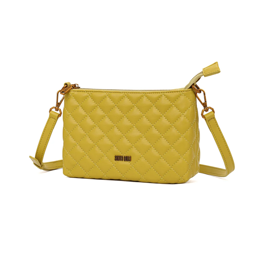 Bolsa Clutch Verde Floater Matelassê Transversal - vista 3 de 7