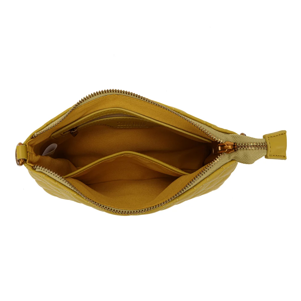 Bolsa Clutch Verde Floater Matelassê Transversal - vista 5 de 7