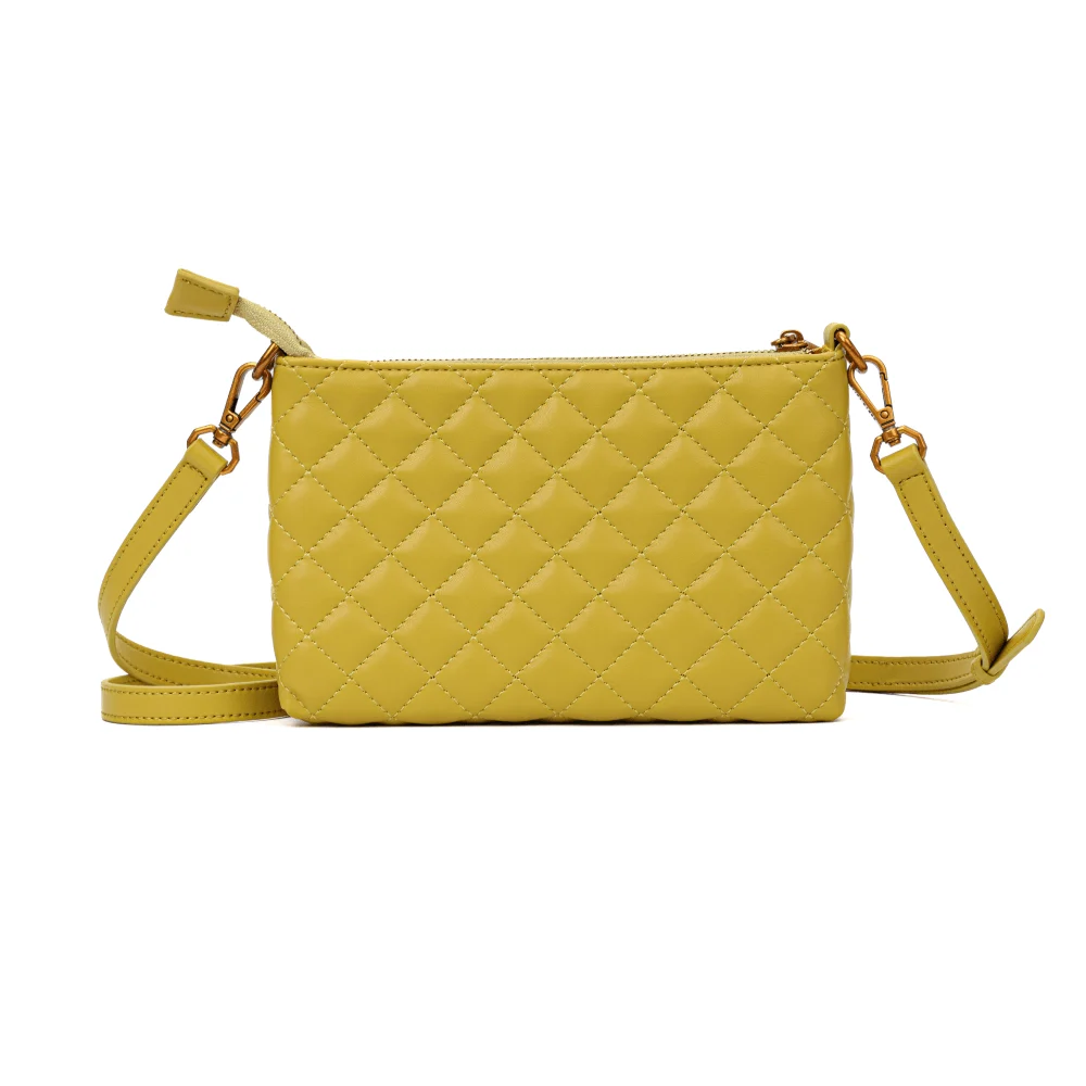 Bolsa Clutch Verde Floater Matelassê Transversal - vista 6 de 7