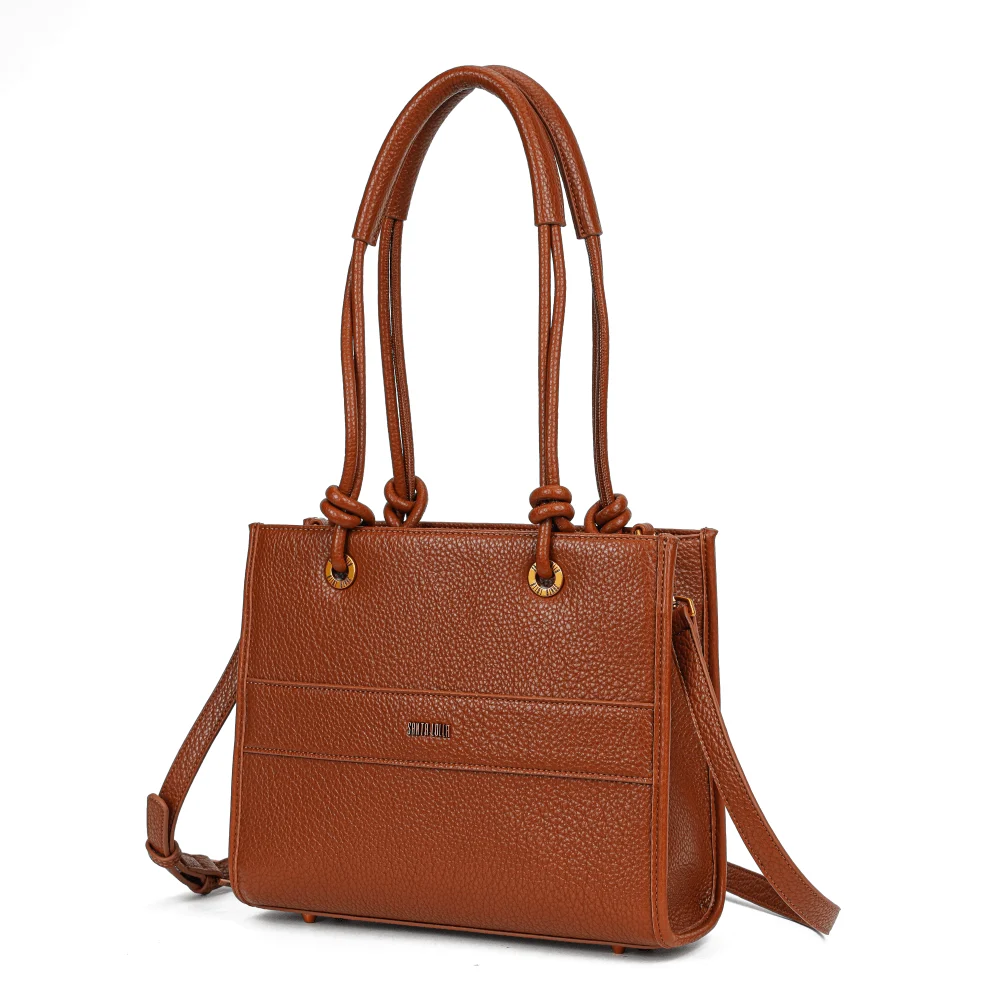 Bolsa Tote Floater Marrom Duas Alças - vista 2 de 5