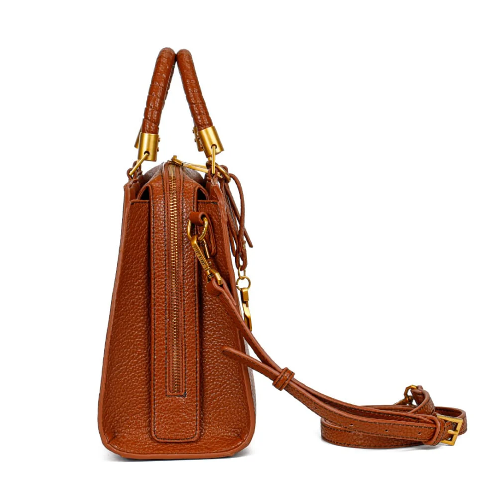 Bolsa Floater Marrom Duas Alças - vista 5 de 7