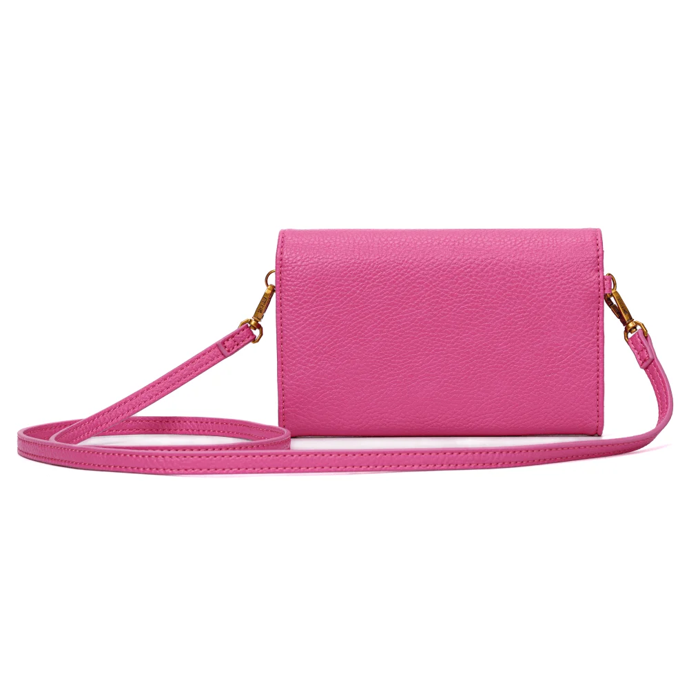 Bolsa Carteira Floater Rosa Pink Alça Transversal - vista 5 de 7