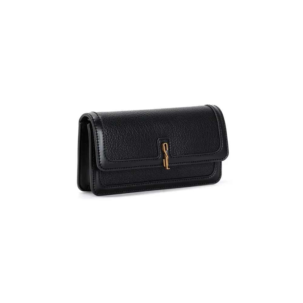 Bolsa Pequena Floater Texturizado Preto Transversal - vista 2 de 3