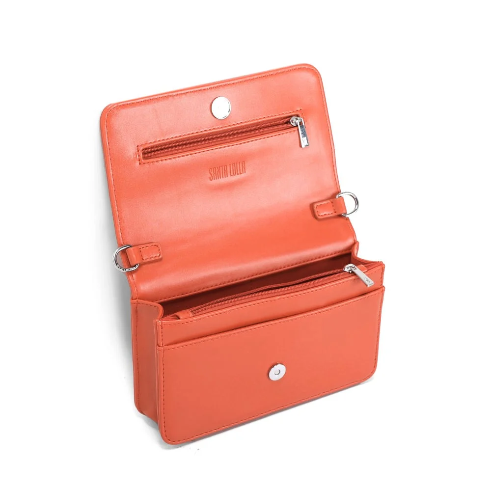 Bolsa Soft Laranja Alça Transversal - vista 3 de 3