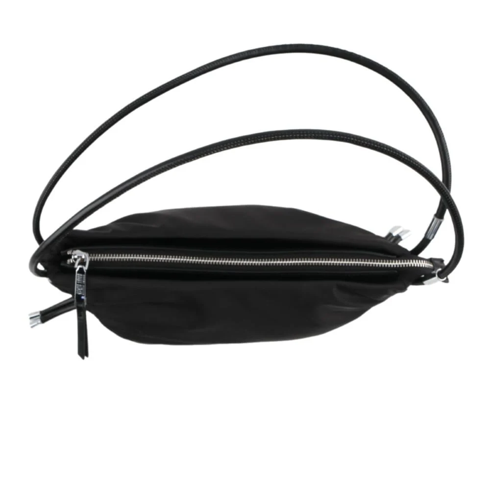 Bolsa Nylon Preto Alça De Mão - vista 3 de 6