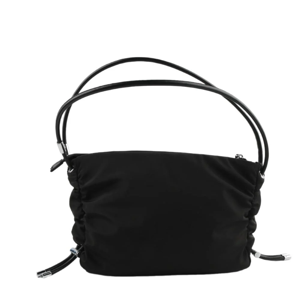 Bolsa Nylon Preto Alça De Mão - vista 6 de 6