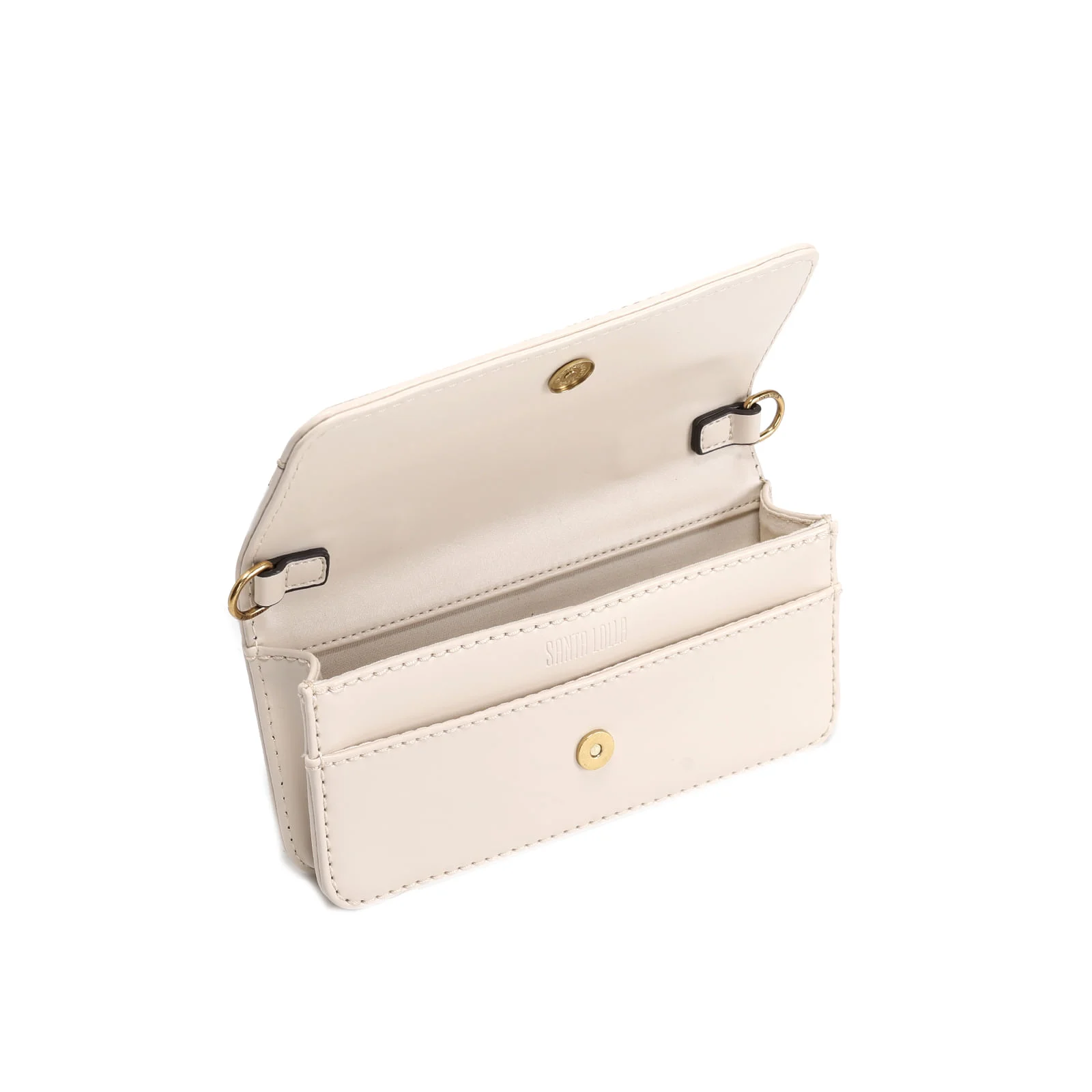 Bolsa Carteira Soft Off White Duas Alças - vista 3 de 3