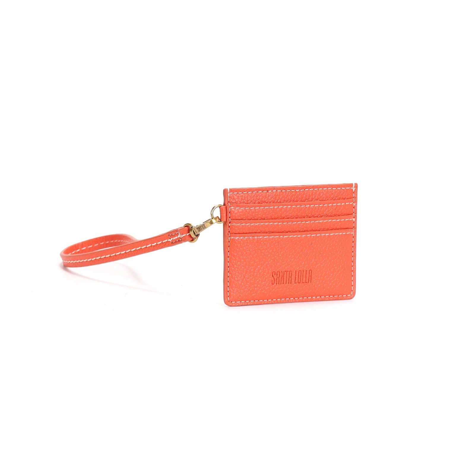 Porta Cartão Floater Laranja Caju Alça de Mão - vista 2 de 3