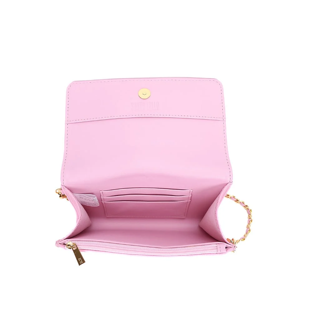 Bolsa Carteira Floater Rosa Cotton Alça de Ombro - vista 4 de 7