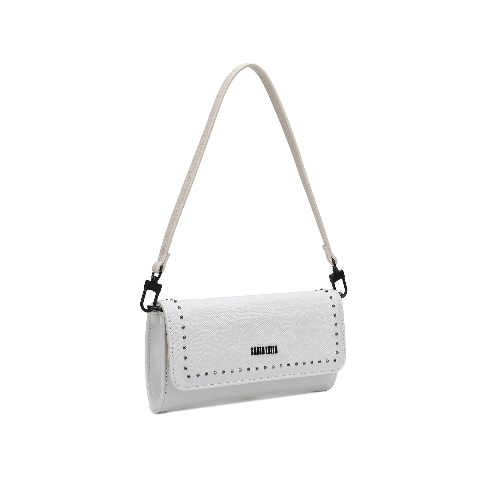 Bolsa Carteira Pequena Risco Off White Alça De Ombro - vista 2 de 4