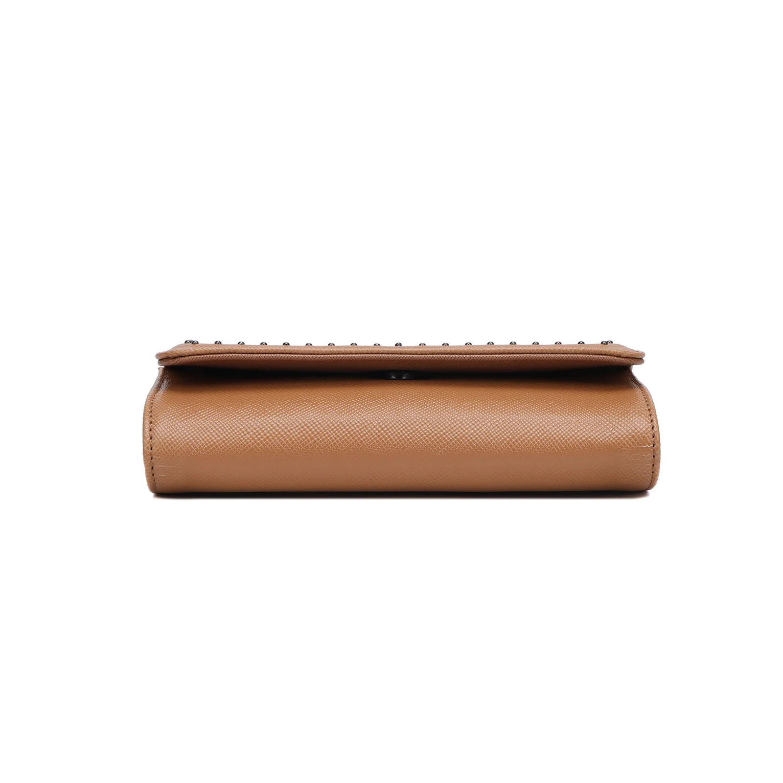 Bolsa Carteira Pequena Risco Caramelo Alça De Ombro - vista 4 de 4