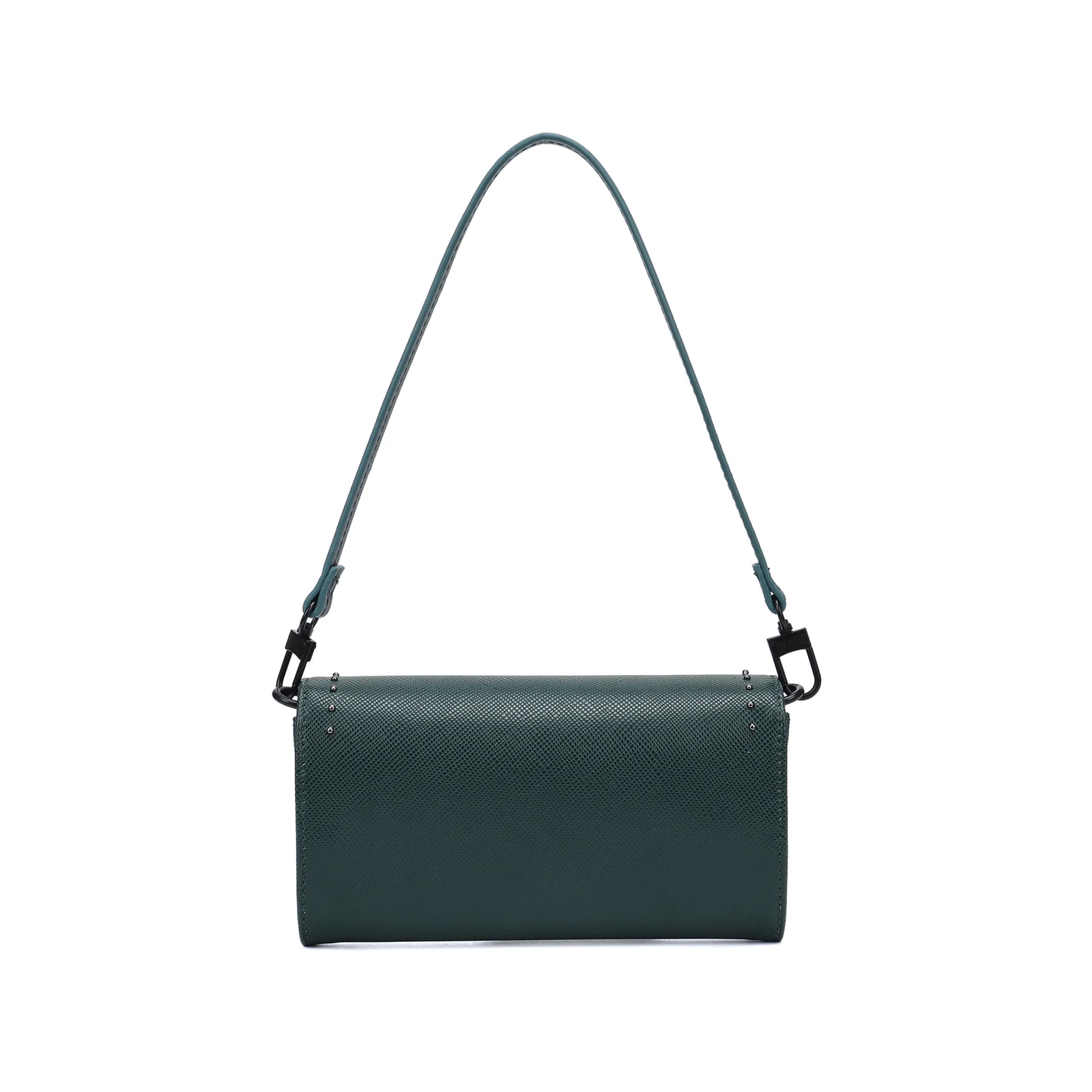 Bolsa Carteira Pequena Risco Verde Alça De Ombro - vista 3 de 4
