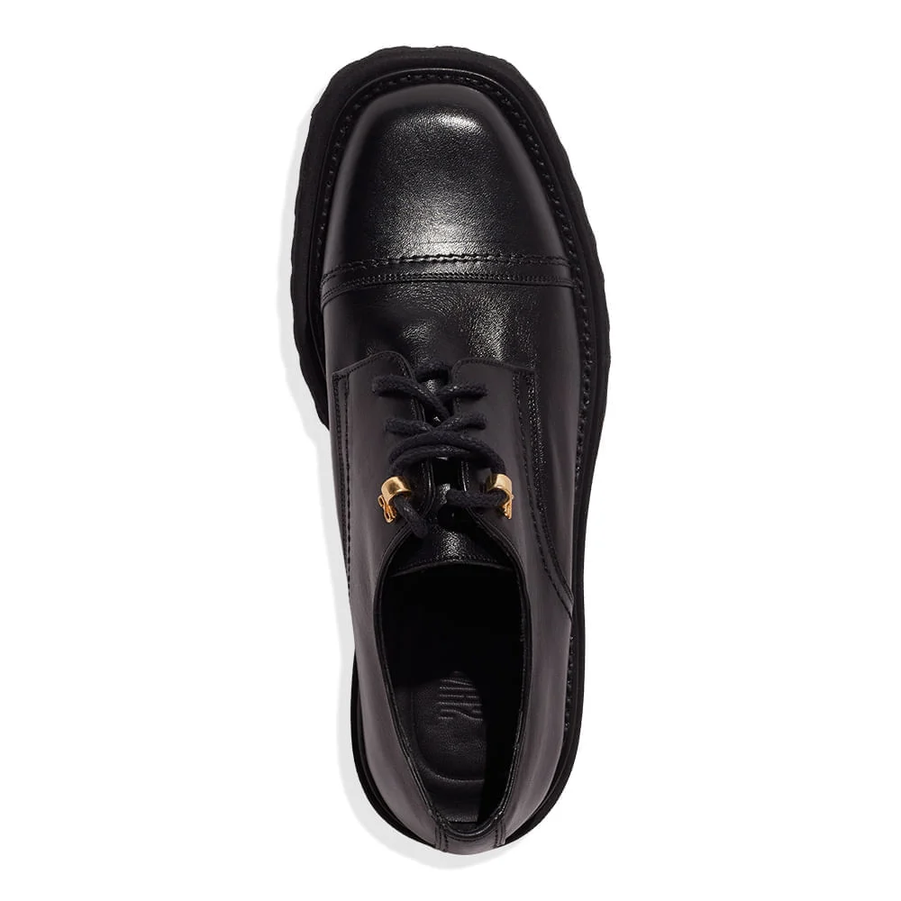 Mocassim Couro Confort Preto - vista 5 de 6