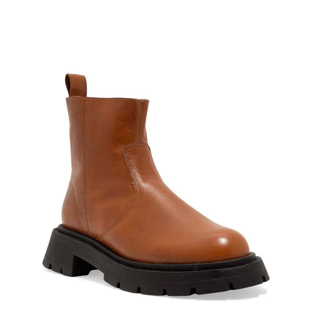 Bota Couro Premium Marrom Safari Tratorado - vista 2 de 3