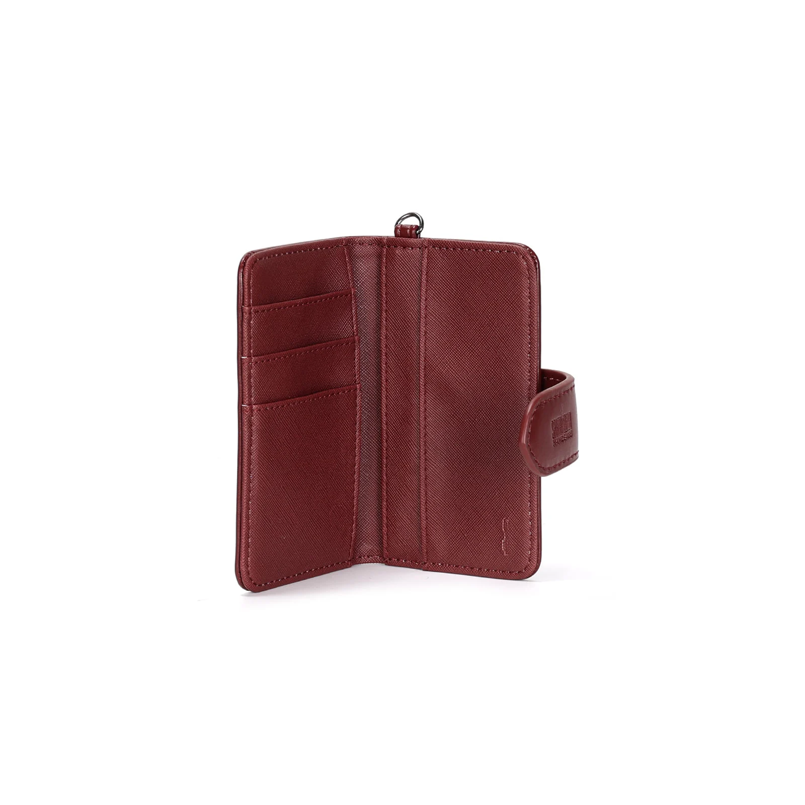 Carteira material soft old merlot 2 - vista 3 de 3