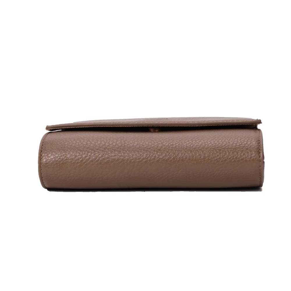 Bolsa Carteira Floater Marrom Alça Transversal - vista 5 de 5