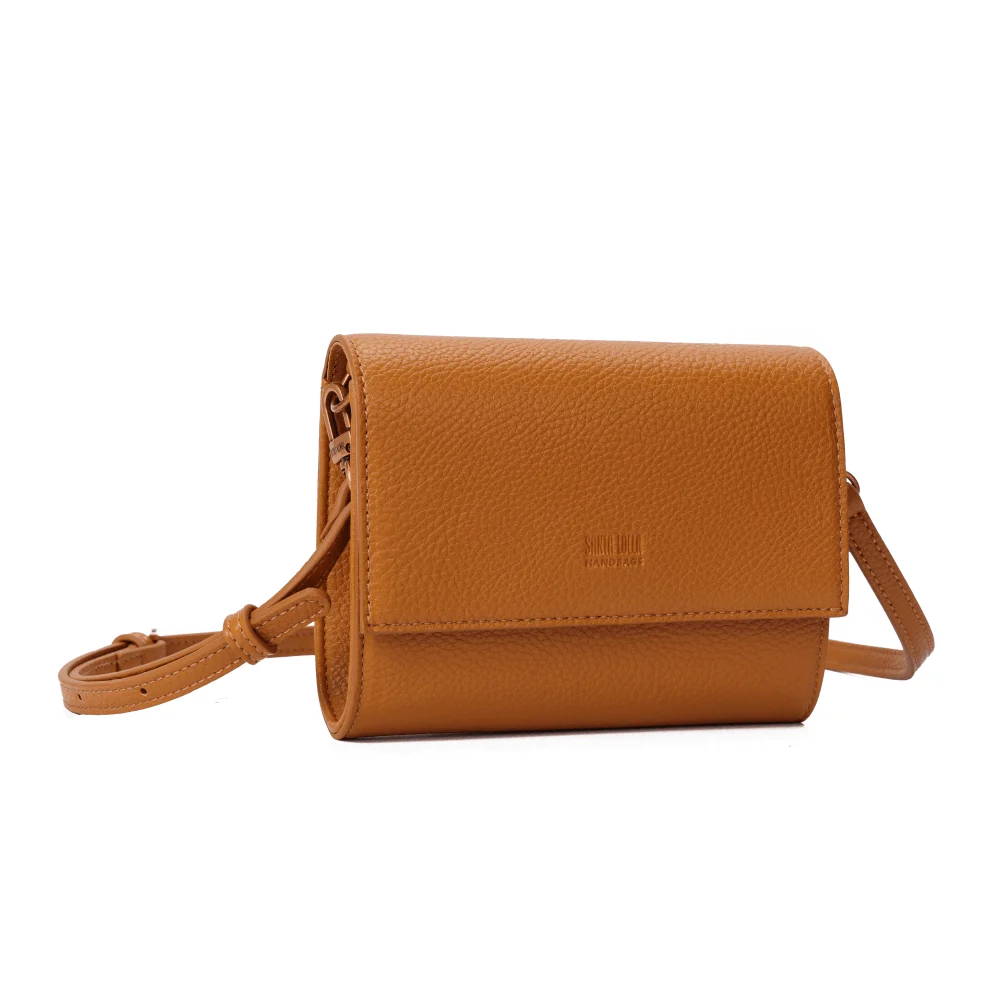 Bolsa Carteira Floater Amarelo Mostarda Alça Transversal - vista 2 de 5