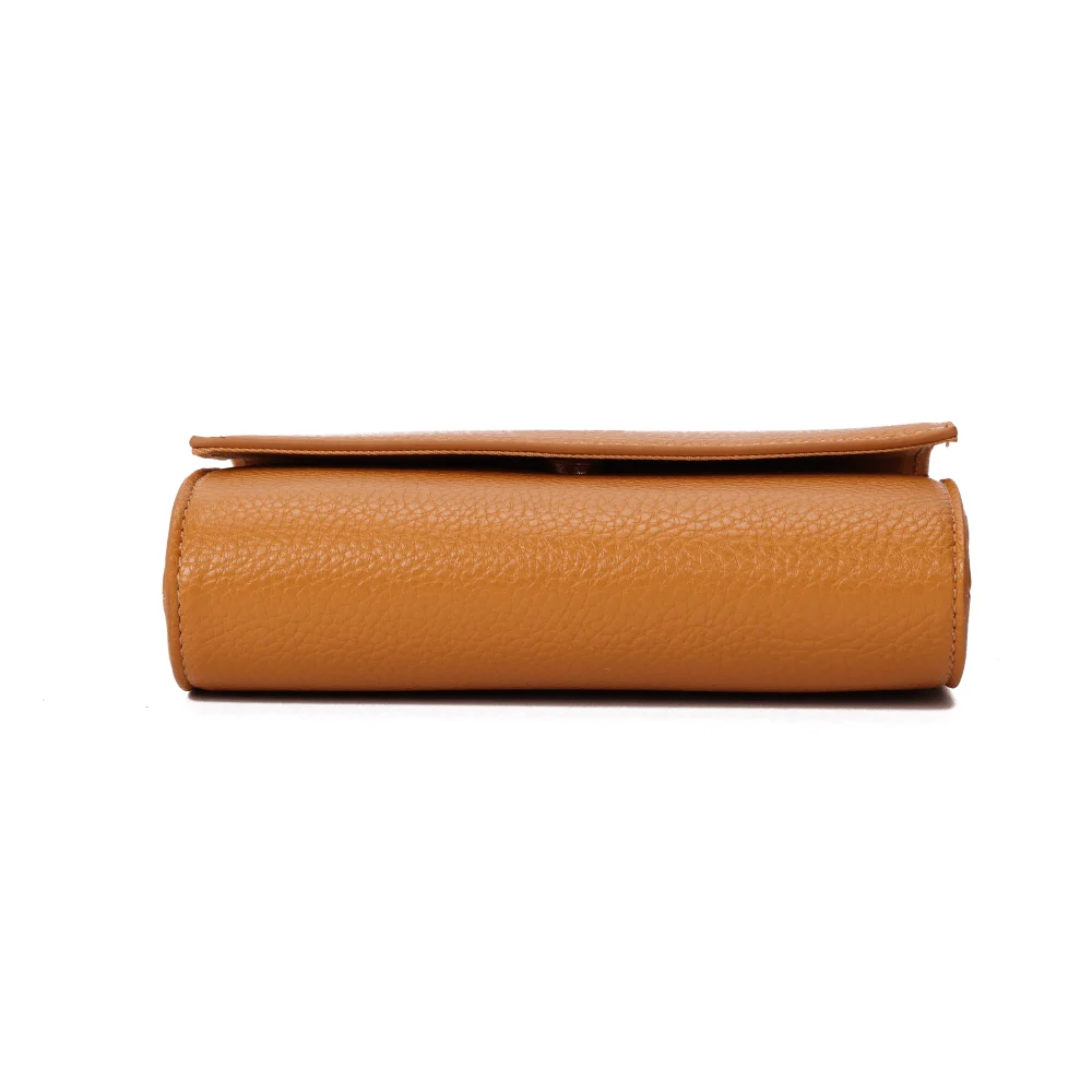 Bolsa Carteira Floater Amarelo Mostarda Alça Transversal - vista 5 de 5