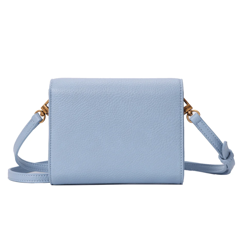 Bolsa Carteira Floater Azul Blue Moon Alça Transversal - vista 4 de 5