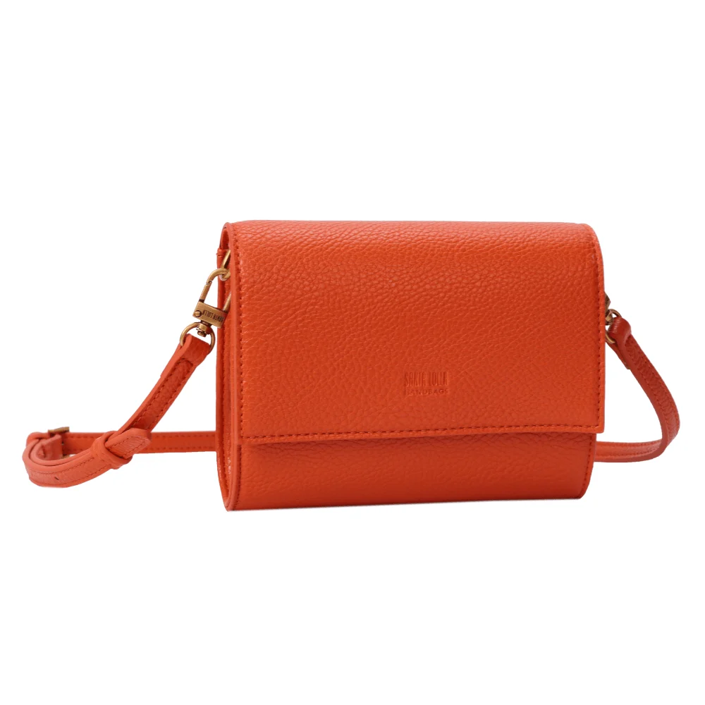 Bolsa Carteira Floater Laranja Caju Alça Transversal - vista 2 de 6