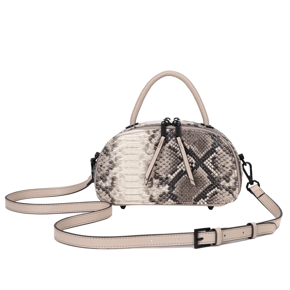 Bolsa Pequena Animal Print Estampa Cobra Duas Alças - vista 5 de 7
