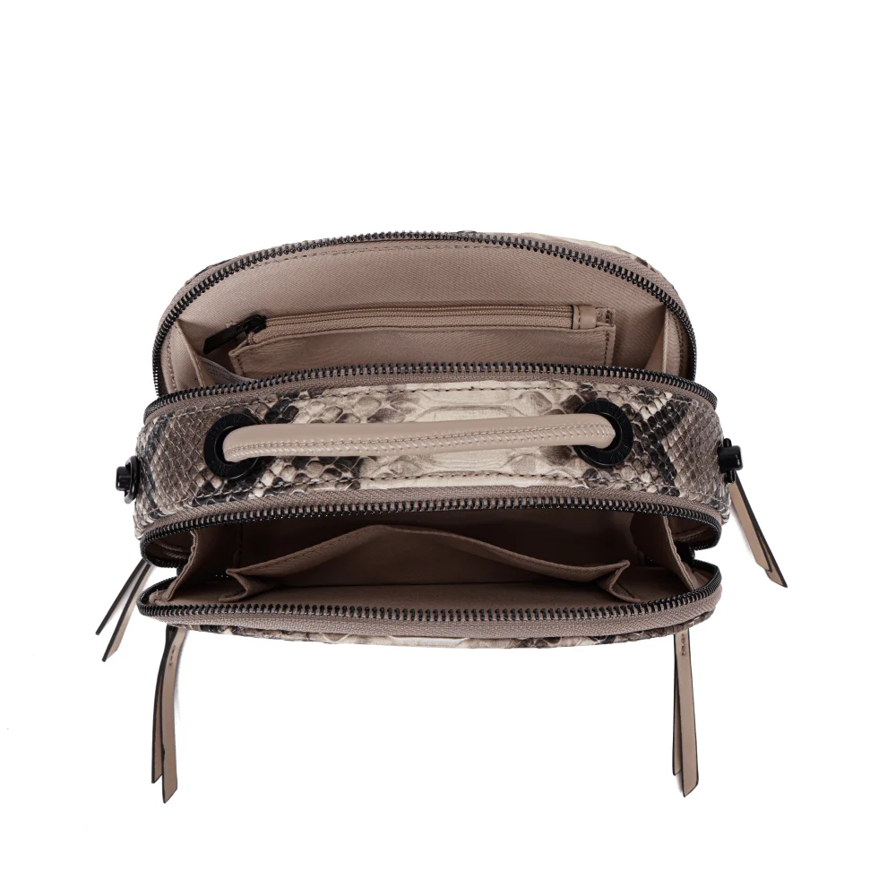 Bolsa Pequena Animal Print Estampa Cobra Duas Alças - vista 7 de 7