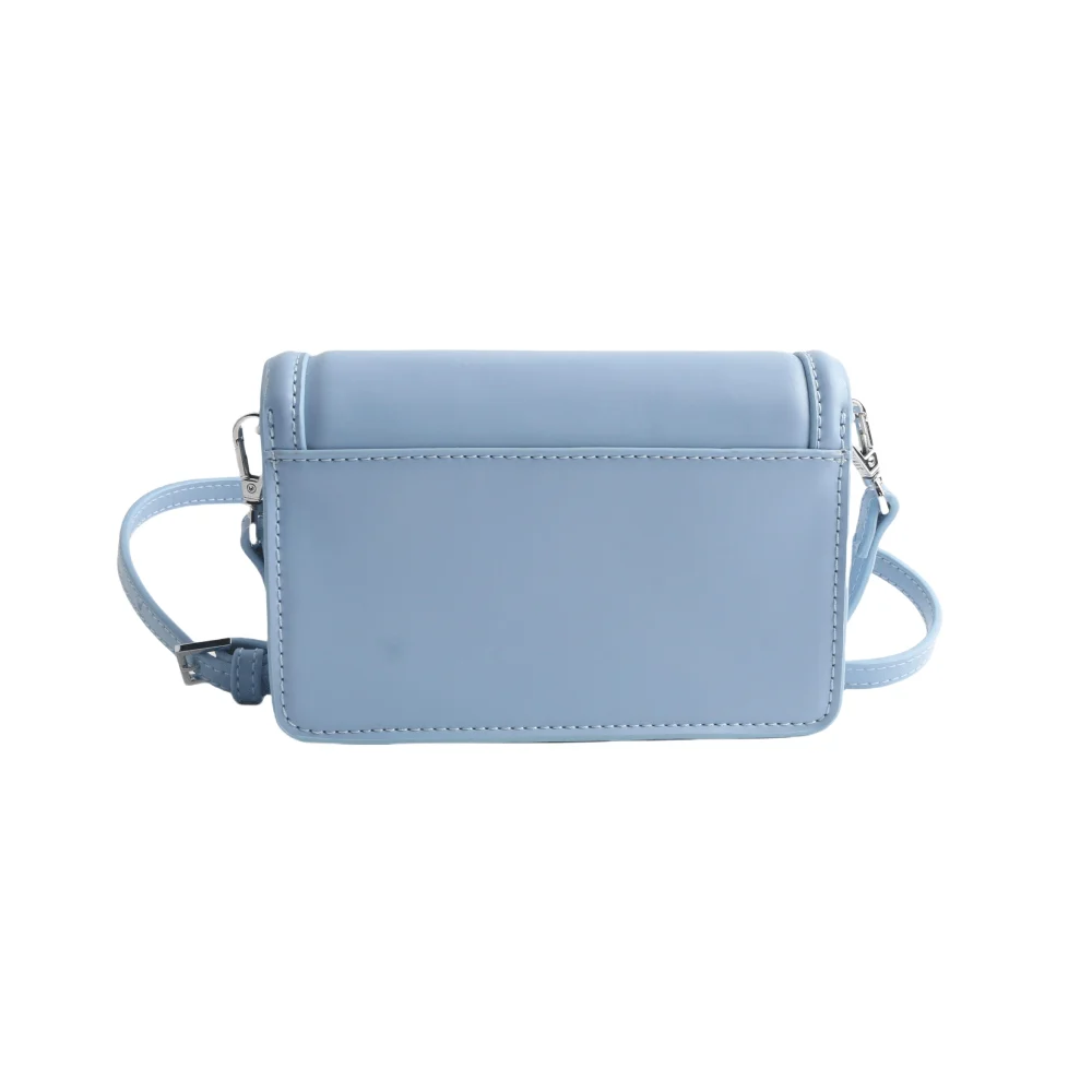 Bolsa Envelope Soft Azul Alça Transversal - vista 3 de 6