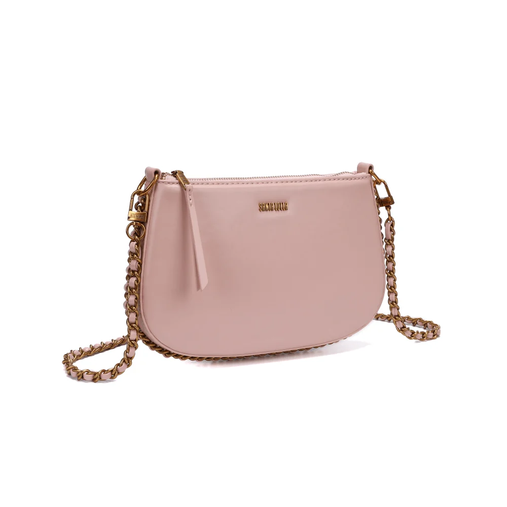 Bolsa Pequena Soft Rosa Alça Transversal - vista 2 de 4