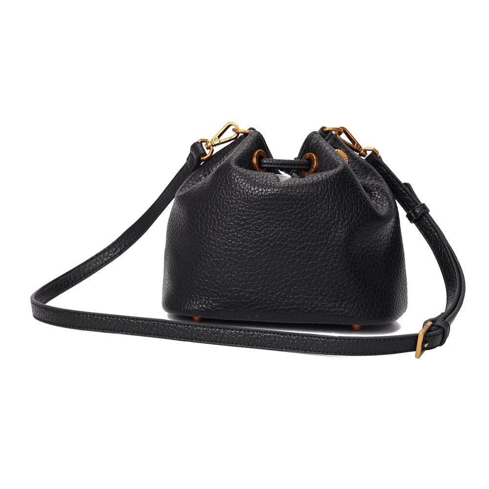 Bolsa Bucket Floater Preta Alça Transversal - vista 5 de 7