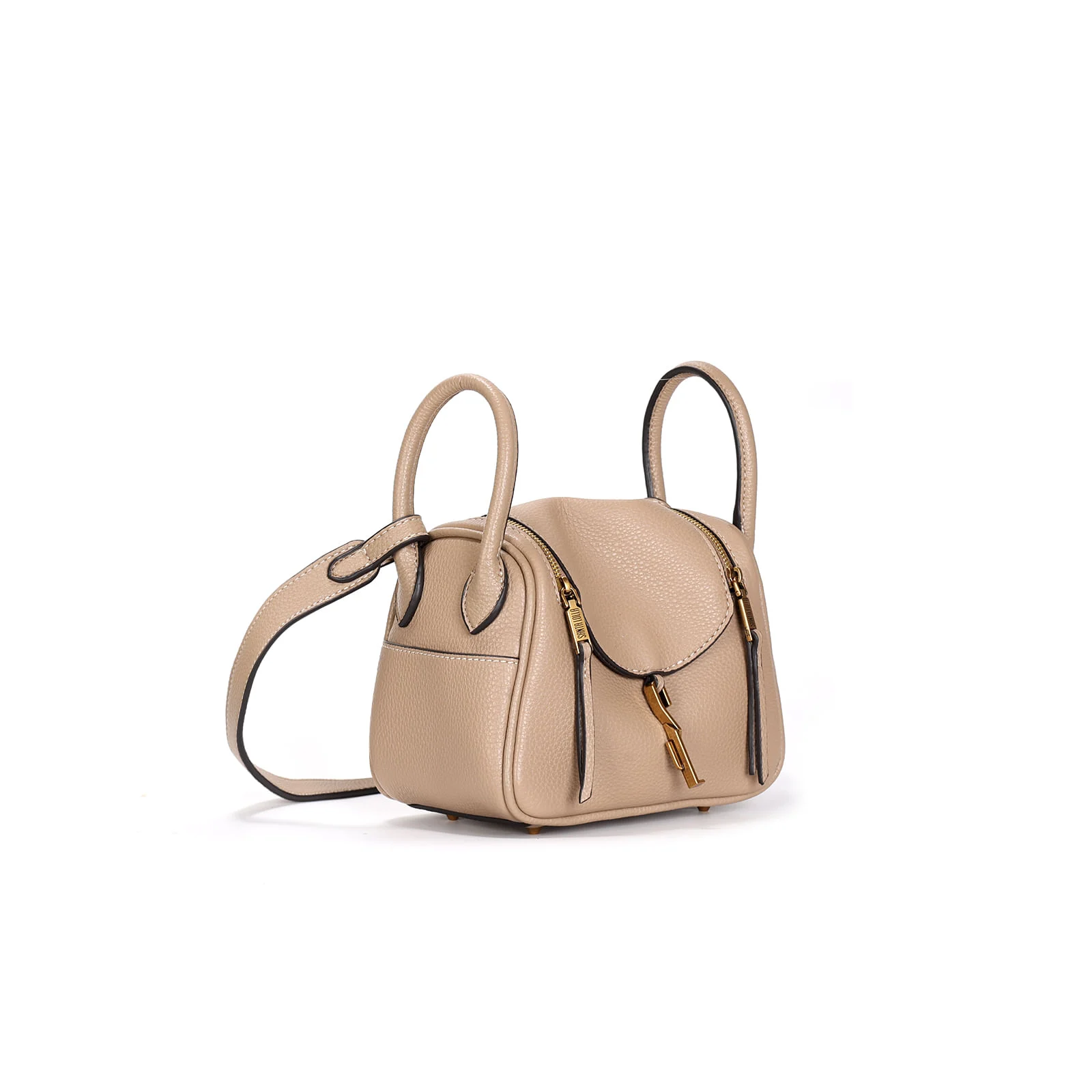 Bolsa Pequena Floater Bege Duas Alças - vista 2 de 3