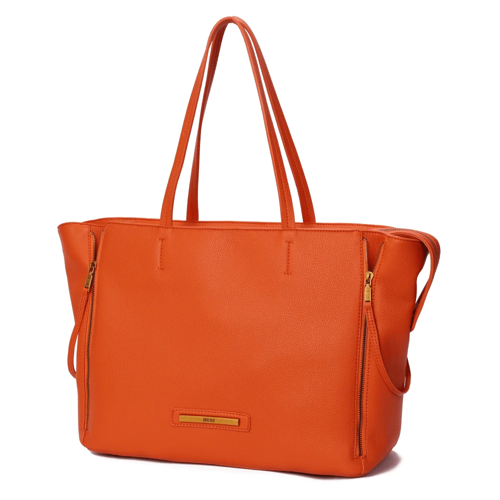 Bolsa Grande Floater Laranja Alça De Ombro - vista 3 de 7