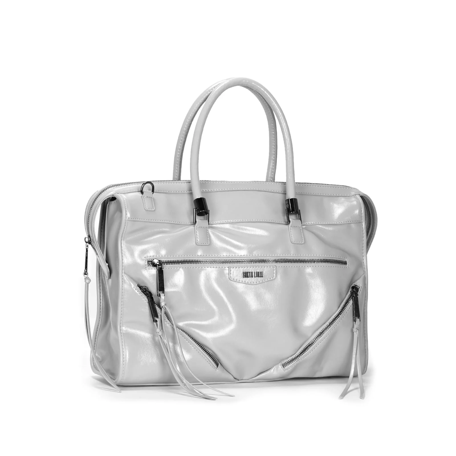 Bolsa Soft Cinza Duas Alças - vista 3 de 4