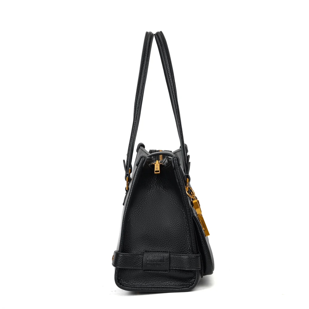 Bolsa Floater Preta Alça De Ombro - vista 4 de 6