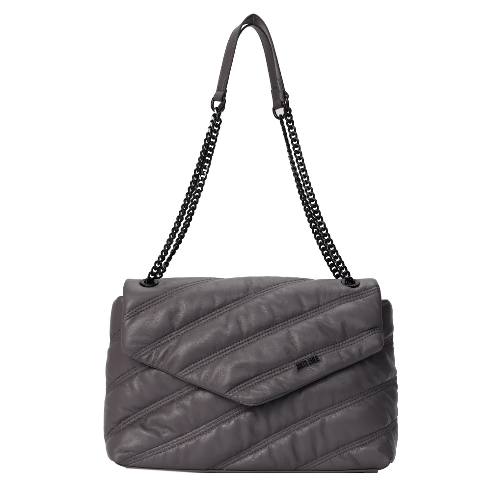 Bolsa Envelope Soft Cinza Alça De Ombro - vista 2 de 5