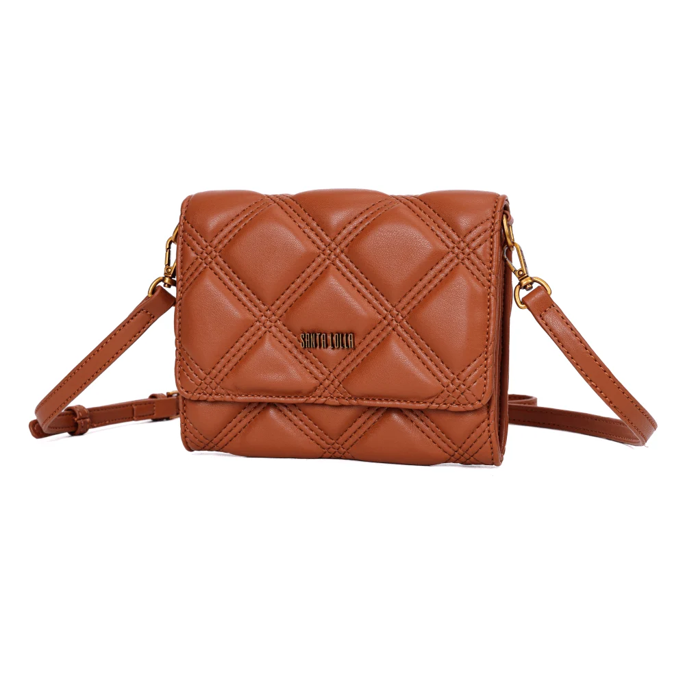 Bolsa Carteira Soft Marrom New Rust Alça Transversal - vista 2 de 5