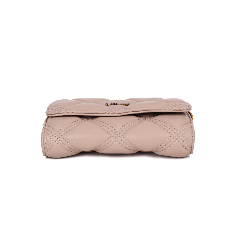 Bolsa Carteira  Soft Bege Alça Transversal - vista 6 de 6