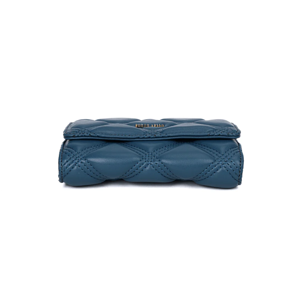 Bolsa Carteira Soft Azul Pavão Alça Transversal - vista 6 de 6