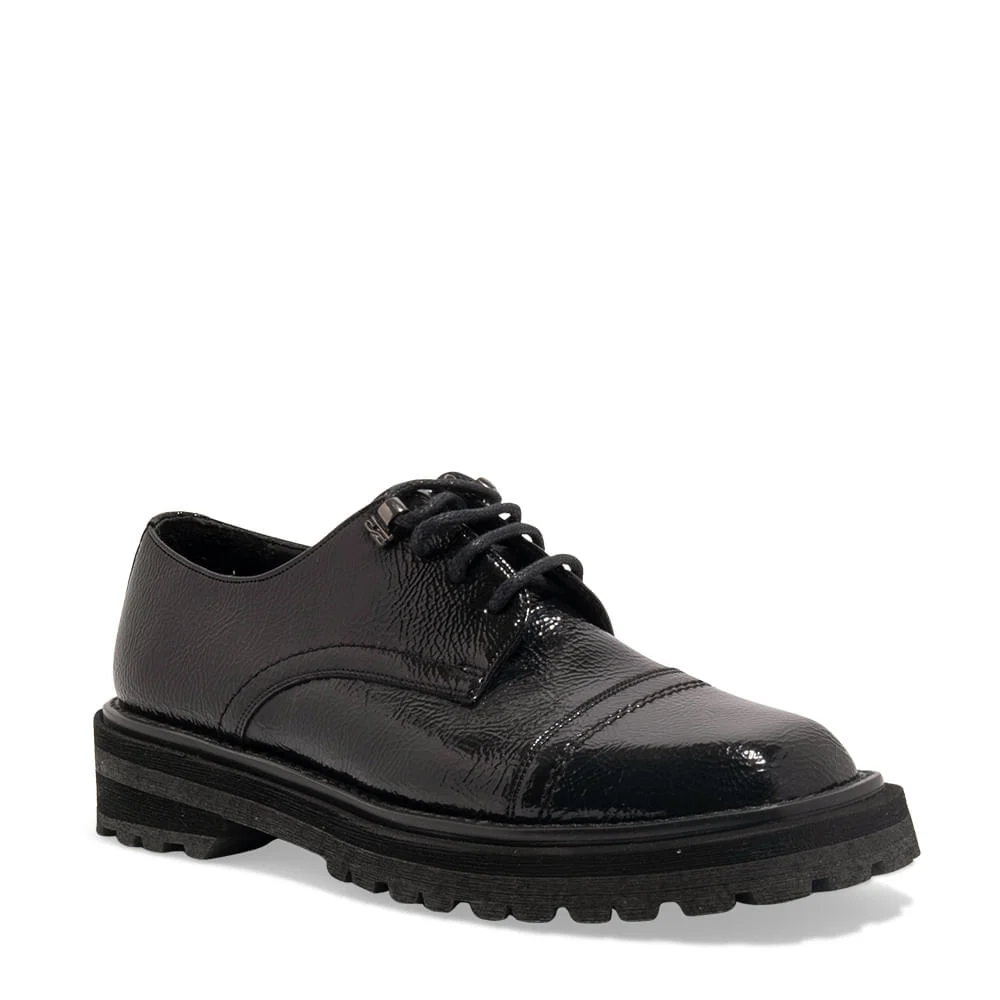 Mocassim Tratorado Verniz Glossy Preto - vista 2 de 4