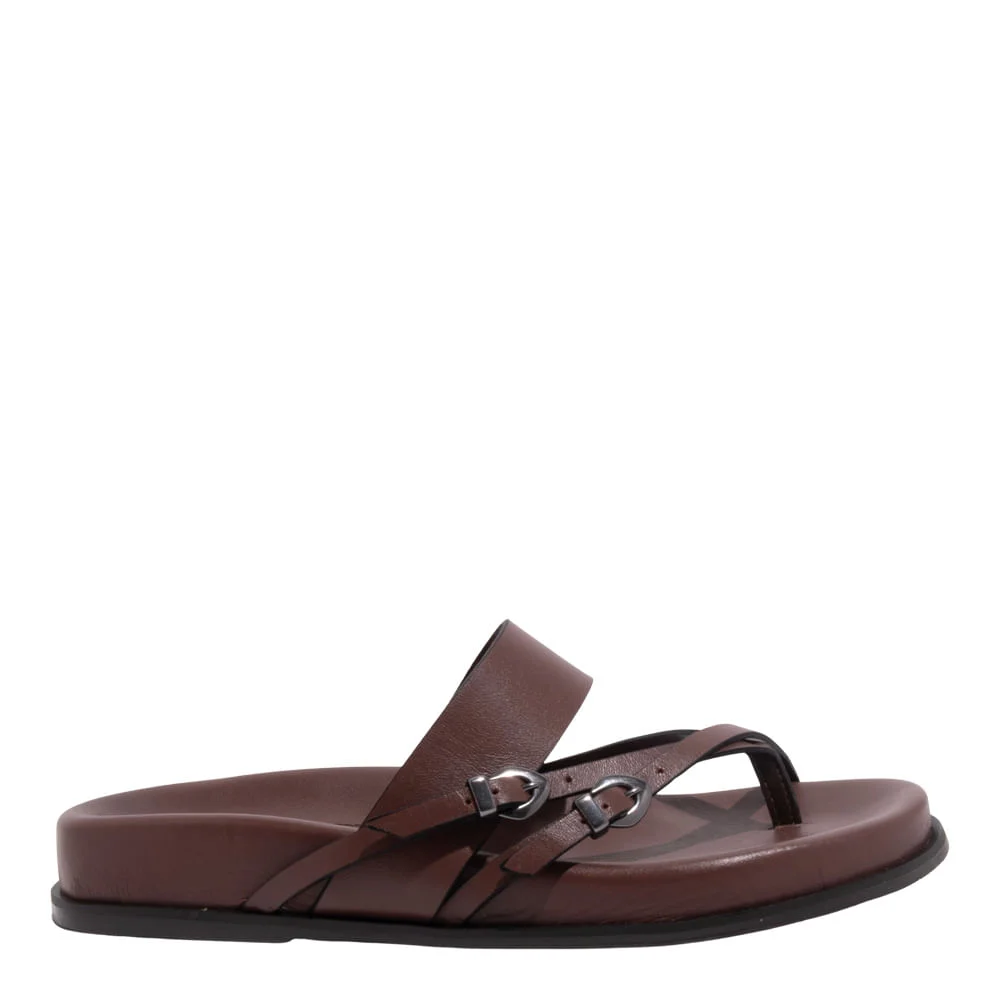 Papete Couro Confort Marrom Dark Cocoa - vista 1 de 4