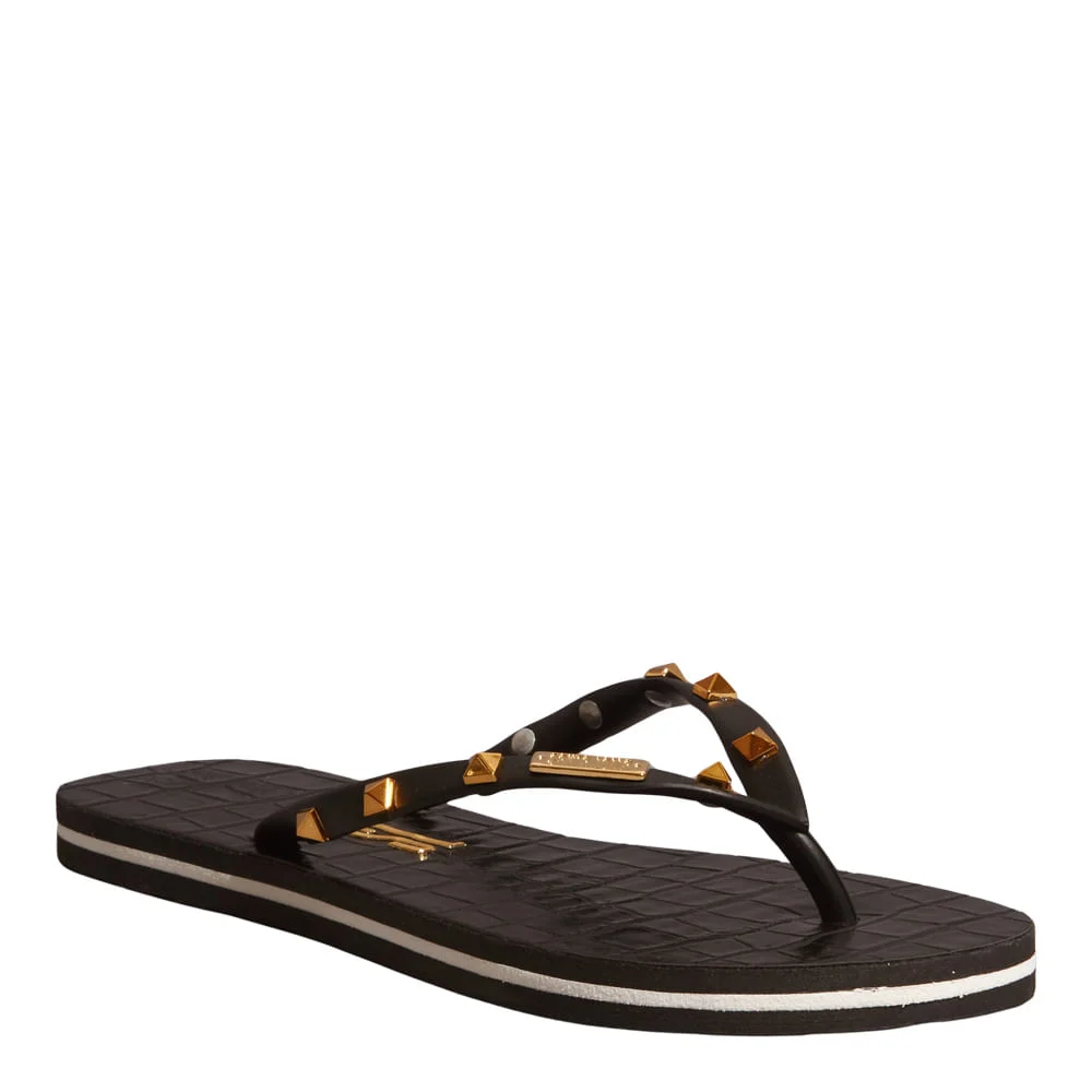 Chinelo Flip Flop Crocodiles Tachas Spike Preto - vista 2 de 3