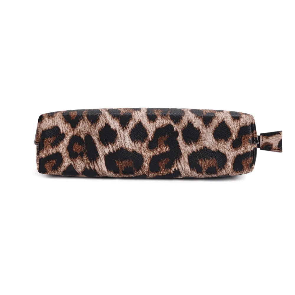 Bolsa Clutch Pequena Estampa Animal Print Onça Alça Transversal - vista 7 de 7