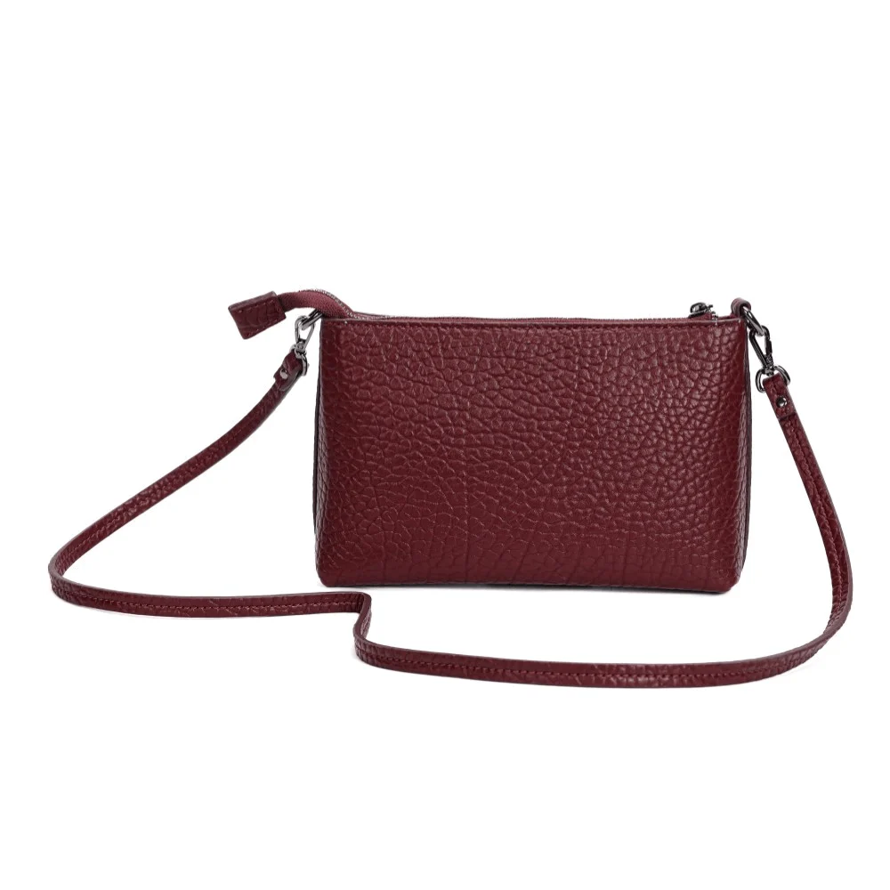 Bolsa Clutch Pequena Floater Vermelho Ruby Alça Transversal - vista 5 de 7
